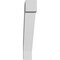 Ekena Millwork 3-in. W x 18-in. D x 18-in. H Burlington Architectural Grade PVC Knee Brace BRCP03X18X18BUR - alternate 5